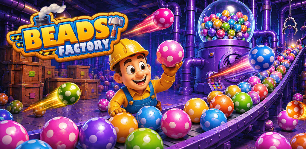Beads Factory colorful bead sorting gameplay